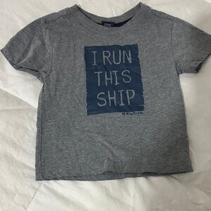 Nautica Blue and Gray Kids Tee